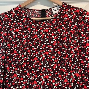 Never worn Rouje Paris heart dress size 36